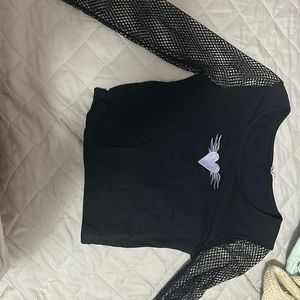black heart long sleeve shirt